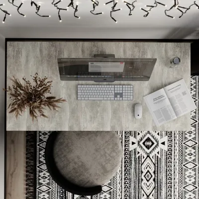 Письменный стол Art in Head Brevity Loft standart 140х75х67 см Урбан лайт Антрацит (TB04040000030)