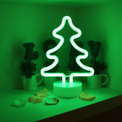 Ночник неоновый лампа Елочка Christmas Tree