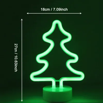 Ночник неоновый лампа Елочка Christmas Tree
