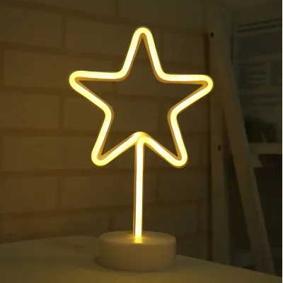Ночник неоновый лампа No Brand Christmas Star Звезда
