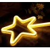 Ночник неоновый лампа No Brand Christmas Star Звезда