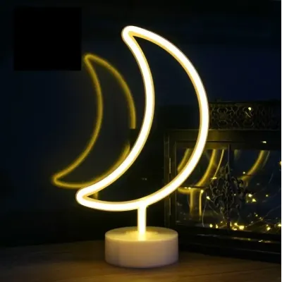 Інтер'єрний неоновий нічник Angel Місяць 33.7х16.5 см