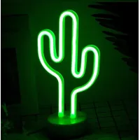 Ночник неоновый LED Кактус Angel
