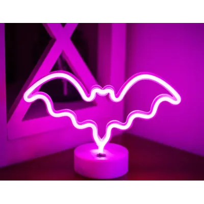 Нічник неоновий лампа Angel Кажан 18х28 см