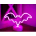 Нічник неоновий лампа Angel Кажан 18х28 см