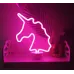 Ночник неоновый лампа Единорог Pink Angel 23х31 см Ночник неоновый лампа Единорог Pink Angel 23х31 см
