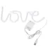 Настенный неоновый светильник ночник Angel Love розовый