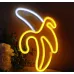 Настенный неоновый светильник ночник Angel Банан