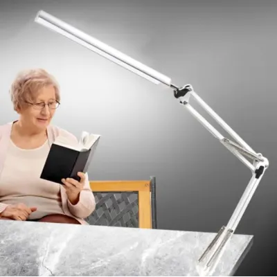 Настільна Led лампа на струбціні NC LED Forlock біла 10 Вт