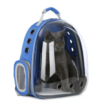 Рюкзак переноска Pet Cat для домашних животных Fat Cat синий (IBH007L1) Рюкзак переноска Pet Cat для домашних животных Fat Cat синий (IBH007L1)