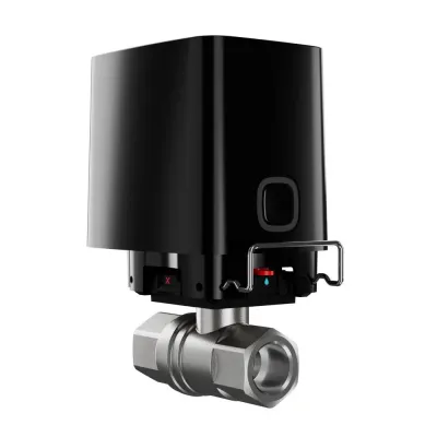 Кран перекриття води з дистанційним керуванням Ajax WaterStop 1 black