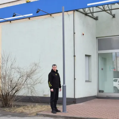 Столб парковый Lightwell 4 м серый