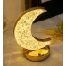 Настільна світлодіодна кристалічна лампа RIAS Moon Diamond Gold