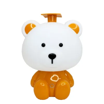 Нічник дитячий Ведмідь Mega Zayka MGZ-1406 Orange мережевий живлення від USB