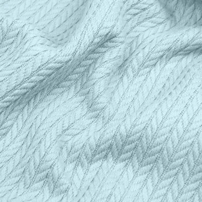 Плед-покривало косичка COSAS 160х230 см Mint Knitted Braid М'ятний