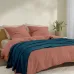 Плед-покрывало косичка COSAS 160х230 см Ocean Knitted Braid Изумрудный