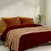 Плед-покривало косичка COSAS 230х240 см Sand Knitted Braid Теракотовий