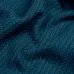 Плед-покривало косичка COSAS 230х240 см Ocean Knitted Braid Смарагдовий
