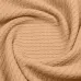 Плед-покрывало косичка COSAS 240х260 см Sand Knitted Braid Терракотовый
