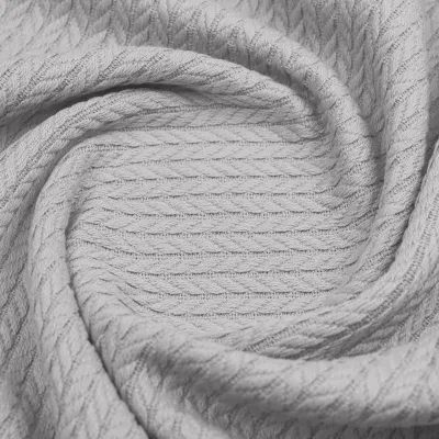 Плед-покрывало косичка COSAS 240х260 см Shadow Knitted Braid Графитовый