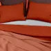 Плед-покривало косичка COSAS 240х260 см Amber Knitted Braid Помаранчевий