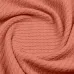 Плед-покривало косичка COSAS 240х260 см Amber Knitted Braid Помаранчевий