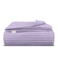 Плед-покрывало вафельное COSAS 160х230 см Lavander Greek Waffle Орхидея