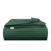 Плед-покривало вафельне COSAS 160х230 см Basil Greek Waffle Смарагдовий Плед-покривало вафельне COSAS 160х230 см Basil Greek Waffle Смарагдовий