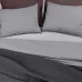 Плед-покривало вафельне COSAS 240х260 см Lava Greek Waffle Антрацит
