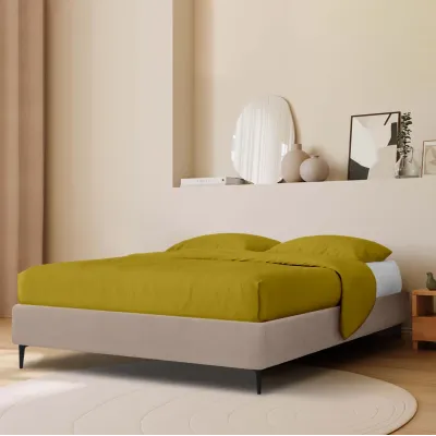 Ліжко двоспальне COSAS Kiwi Latte 160х200 см Бежевий Ліжко двоспальне COSAS Kiwi Latte 160х200 см Бежевий