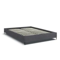 Ліжко двоспальне COSAS Kiwi Smoky 160х200 см Графіт
