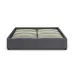 Ліжко двоспальне COSAS Mango Smoky 160х200 см Графіт Ліжко двоспальне COSAS Mango Smoky 160х200 см Графіт