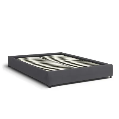 Ліжко двоспальне COSAS Mango Smoky 160х200 см Графіт