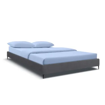 Ліжко двоспальне COSAS Mandarin Smoky 160х200 см Графіт