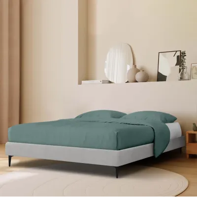 Кровать двуспальная COSAS Mandarin Rocky 180х200 см Серый