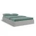 Кровать двуспальная COSAS Papaya Rocky 180х200 см Серый
