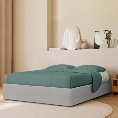 Кровать двуспальная COSAS Papaya Rocky 180х200 см Серый