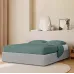 Кровать двуспальная COSAS Papaya Rocky 180х200 см Серый
