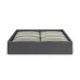 Ліжко двоспальне COSAS Papaya Smoky 180х200 см Графіт