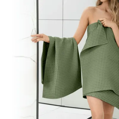 Рушник вафельний COSAS Olive Greek Waffle 40x70 см Оливковий Рушник вафельний COSAS Olive Greek Waffle 40x70 см Оливковий
