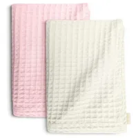 Вафельные полотенца COSAS Bubble Gum Greek Waffle CS1 Розово-молочный 2 шт (660d9720698d6a69df1d683b)