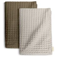 Вафельні рушники COSAS Dusty Greek Waffle Шоколадно-пісочний 2 шт (660d9723698d6a69df1d688b)
