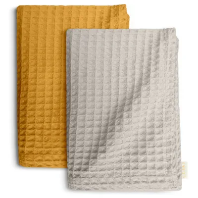 Вафельні рушники COSAS Marigold Greek Waffle CS1 Гірчично-пісочний 2 шт (660d9724698d6a69df1d68a5)