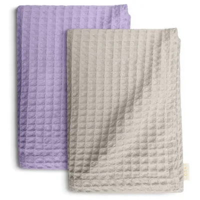 Вафельные полотенца COSAS Glamour Greek Waffle CS1 Лавандово-песочный 2 шт (660d9724698d6a69df1d68a6)