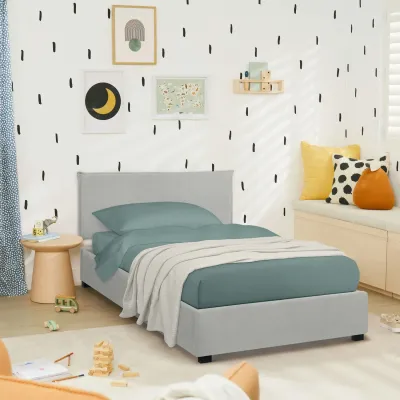 Кровать односпальная COSAS Mango Rocky 90х200 см Серый