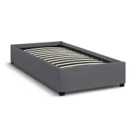 Ліжко односпальне COSAS Mango Smoky 90х200 см Графіт Ліжко односпальне COSAS Mango Smoky 90х200 см Графіт