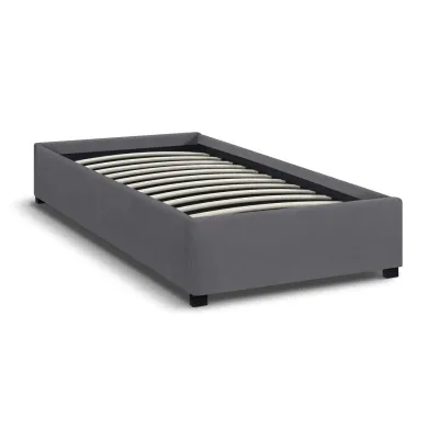 Кровать односпальная COSAS Mango Smoky 90х200 см Графит