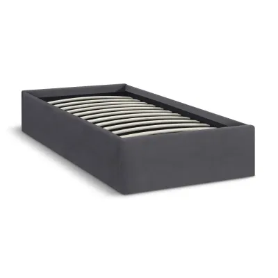 Кровать односпальная COSAS Papaya Smoky 90х200 см Графит