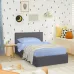 Изголовье для кровати COSAS Cuba Smoky 55x98 см Графит
