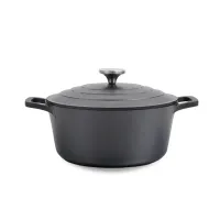 Каструля з кришкою Maestro 20 см 2,5 л Чорний MR-4520